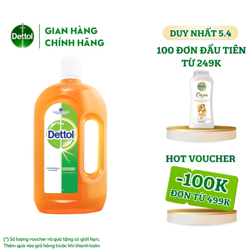 Dung dịch diệt khuẩn đa năng Dettol 1L