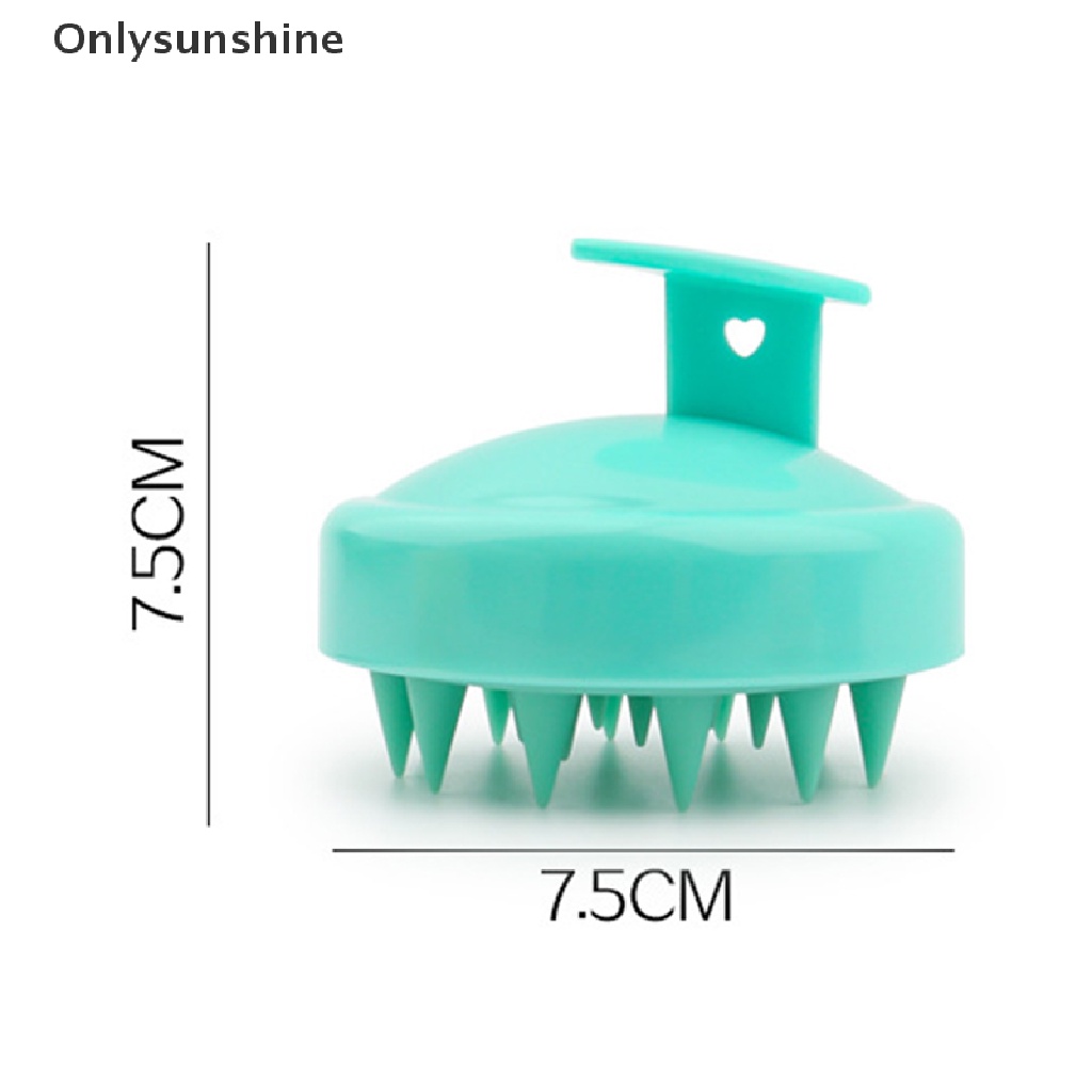 Lược Chải Tóc Mát Xa Da Đầu Bằng Silicone Dành Cho Người Lớn Và Trẻ Em