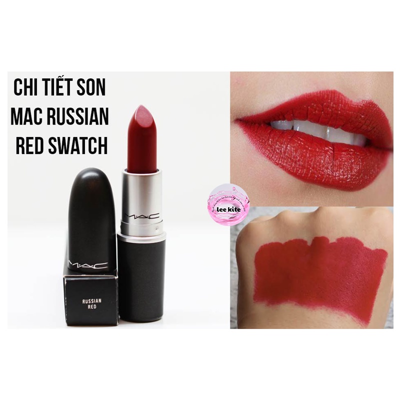 Son MAC Matte Màu 612 Russian Red - Màu Đỏ Cổ Điển