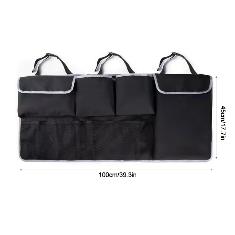 Túi Lưới Vải Oxford Bền Bỉ Tiết Kiệm Không Gian Chống Trầy Xước Cho Cốp Sau Xe Hơi