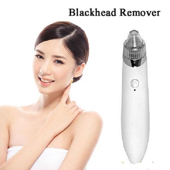 Máy Hút Mụn Trứng Cá Black Head Kèm 3 Đầu Xài Pin (Hàng Hót 2021)