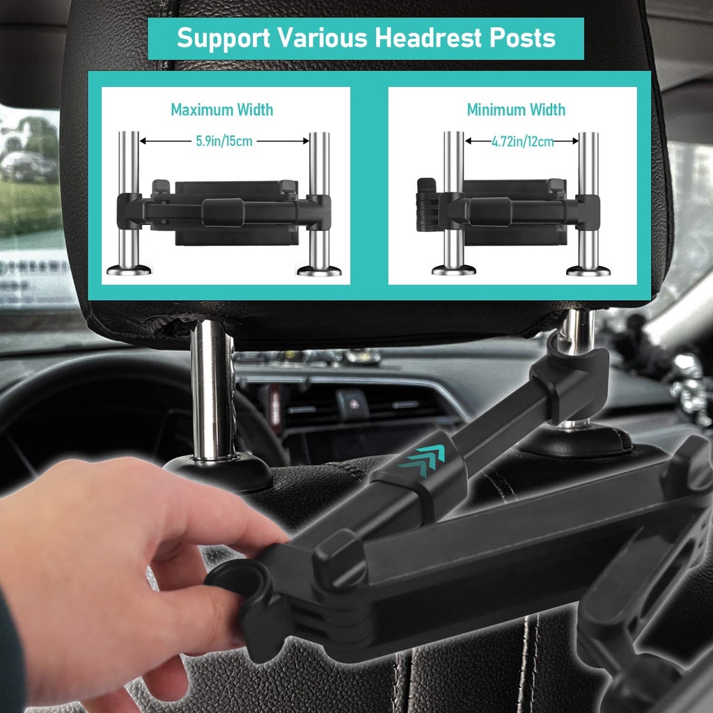 CENZIMO Giá đỡ ipad trên ô tô cho ghế sau Baseus Kẹp giữ máy tính bảng điện thoại cho oto