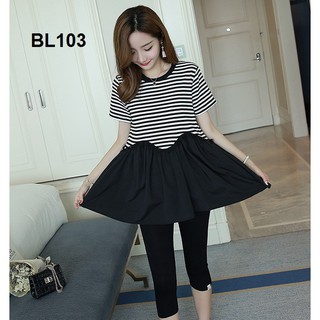 BỘ ĐỒ BẦU ÁO XÒE BỤNG BL103