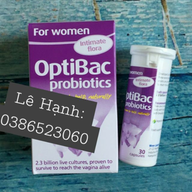 Men vi sinh chữa nấm âm đạo và viêm tiết niệu OptiBac