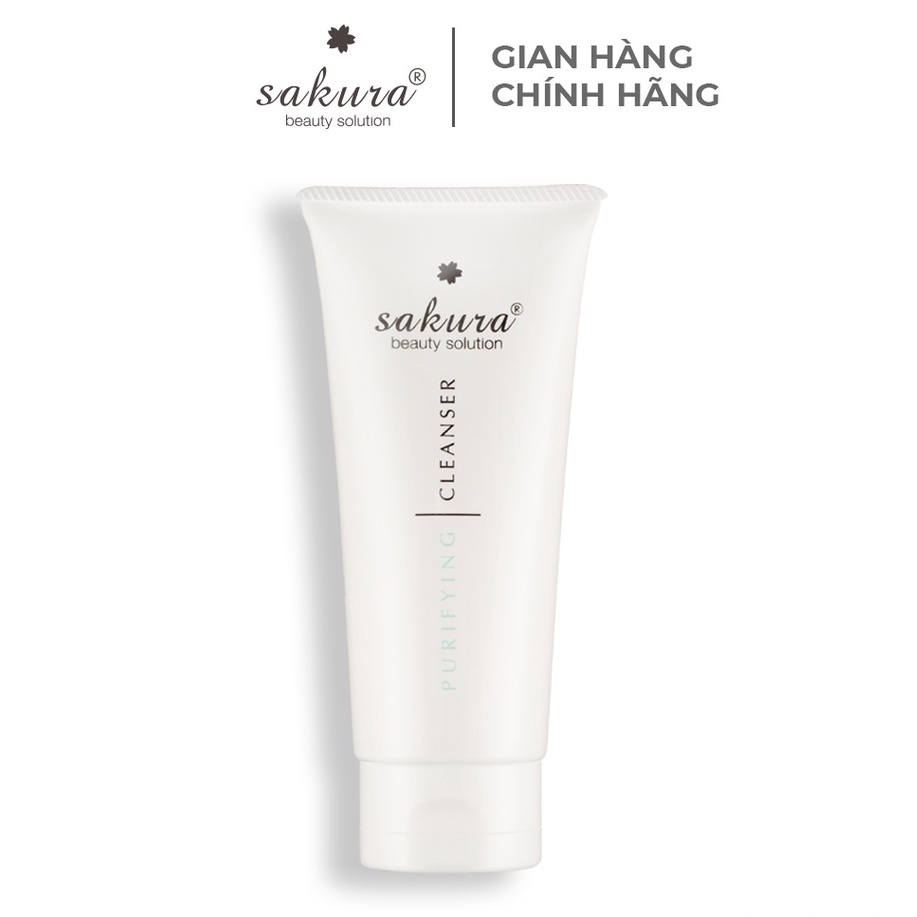 Sữa rửa mặt cho da dầu mụn Sakura Purifying Cleanser 100ml