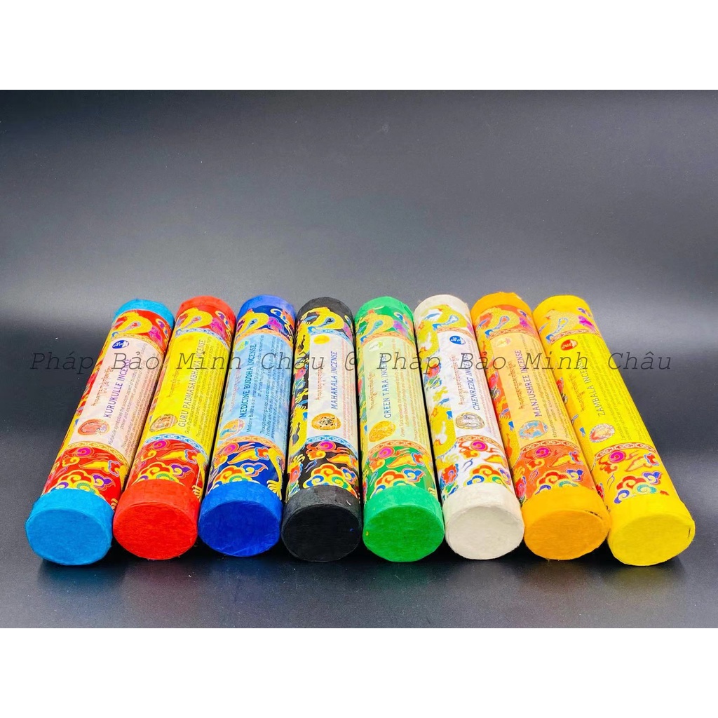 [PHÁP BẢO MINH CHÂU]Nhang Nepal ống vải rồng