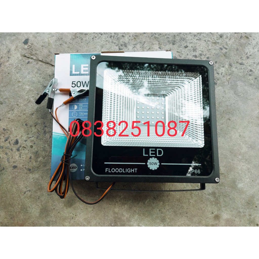 Đèn pha led kẹp bình 50w 12v - 85v