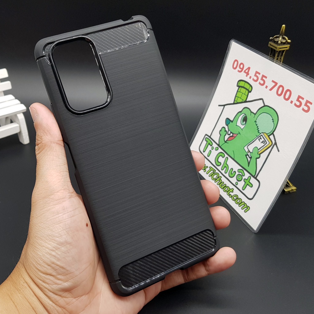 [Ảnh Thật] Ốp Lưng Xiaomi Redmi Note 10 PRO Dẻo Carbon Phay Xước Chống Sốc