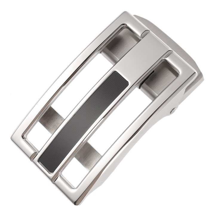 Dây Thắt Lưng Nam Da Bò Cao Cấp -Dây Nịt Nam SFDN039IIB -Mặt Khóa Inox 316 Nguyên Khối & Da Bò,BH 12 Tháng