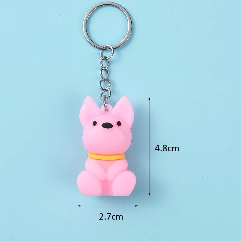 Móc khoá Cún nhiều màu dễ thương