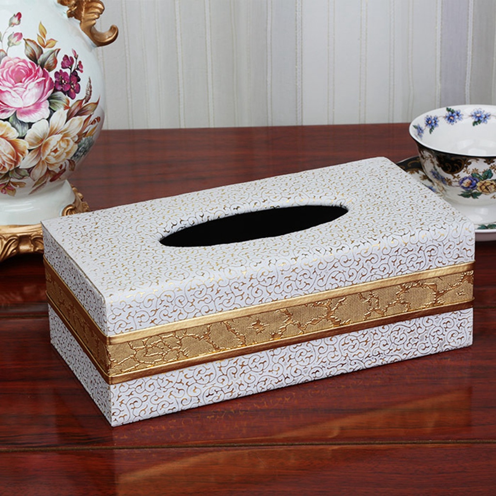 Hộp Đựng Khăn Giấy Làm Từ Da PU