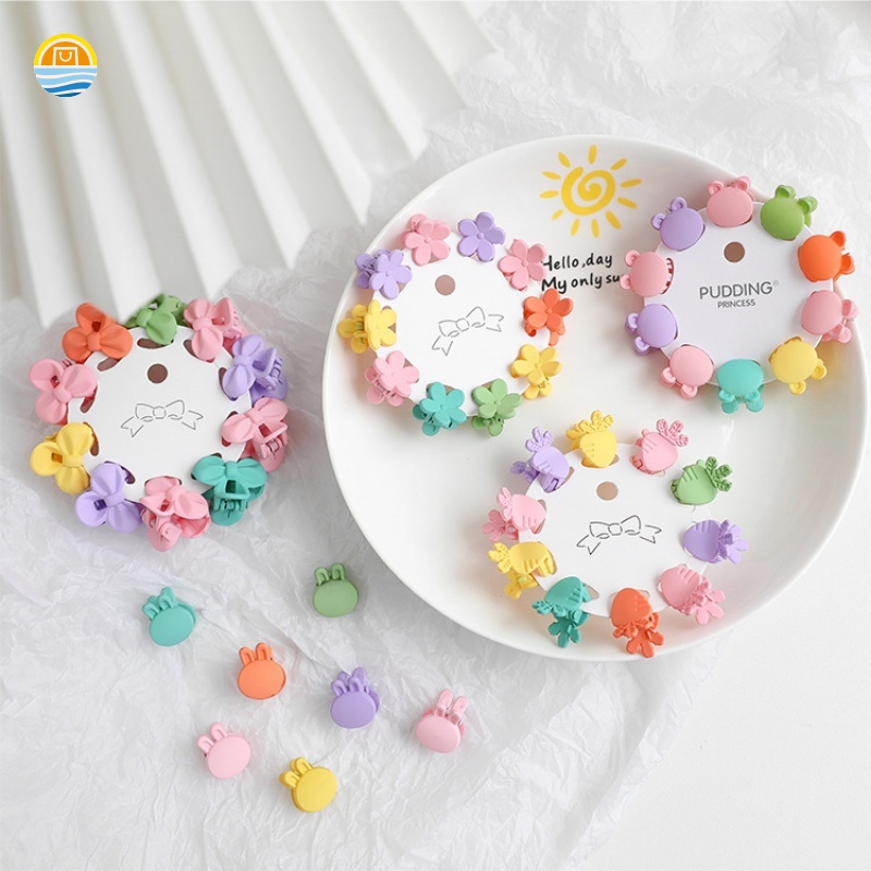 Set 10 kẹp tóc mini xinh xắn cho bé gái JP7