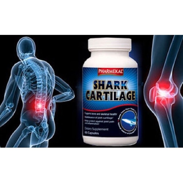 Sụn cá mập Shark Cartilage Pharmekal - Chai 60v & 100v