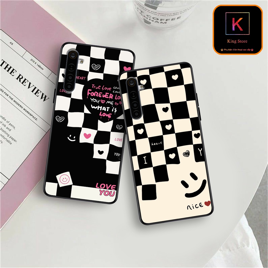 Ốp lưng Oppo Realme 6 - Realme 6 Pro - Ốp Oppo in hình họa tiết caro - Chất liệu TPU siêu bền, sang trọng