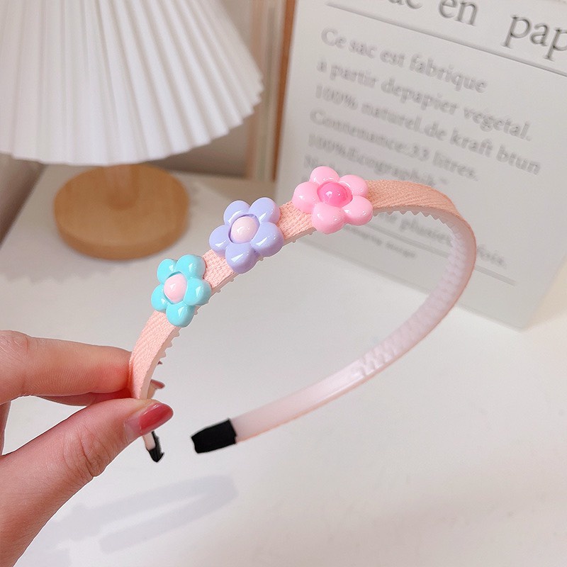 [ RẺ VÔ ĐỊCH ] Bờm Cài Tóc Nhựa Nhiều Mẫu Đính Hoa Quả Siêu Cute Cho Bé Gái