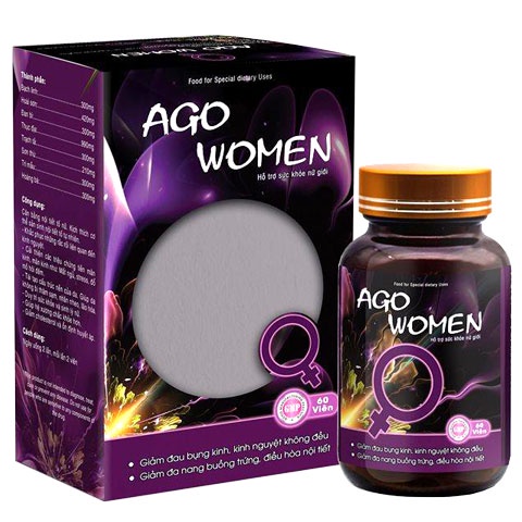 Ago Women - Hỗ trợ bổ thận, bổ huyết điều kinh, thận âm suy kém ( 60 viên)