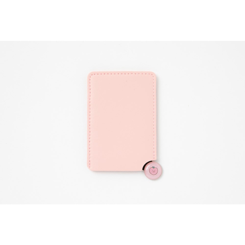 Gương Soi Cầm Tay ARTBOX Hàn Quốc Họa Tiết Quả Đào Có Bao Da Bảo Vệ