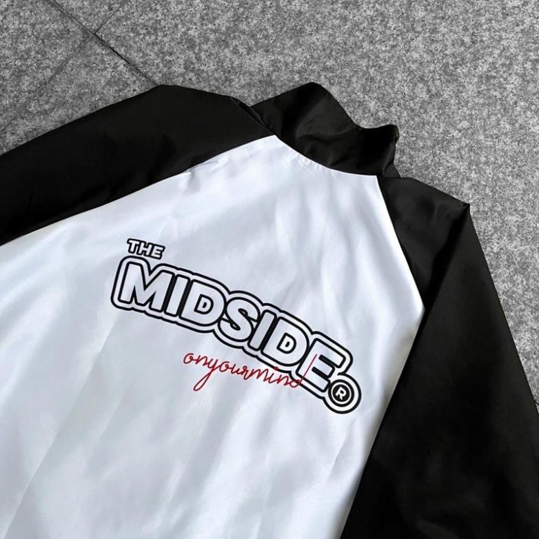 Áo Khoác Dù Nam Nữ Unisex - Áo Khoác Bomber MIDSIDE Phối Màu Siêu Hot