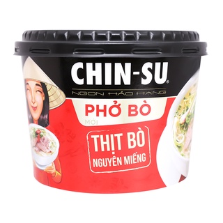  4 tô Phở bò Chinsu hộp 132g 