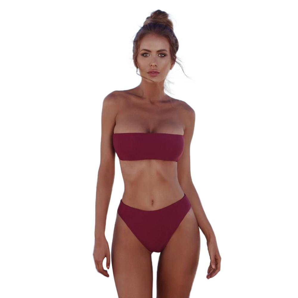 Bikini nữ không dây có đệm nâng ngực phong cách Brazil | BigBuy360 - bigbuy360.vn