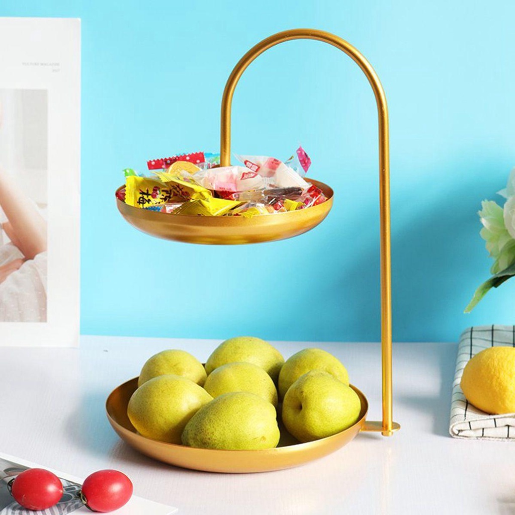 Khay Kim Loại Đựng Trái Cây / Trang Sức / Món Tráng Miệng Trang Trí Nhà Bếp / Tiệc Cưới