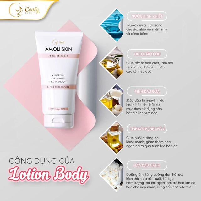 BODY LOTION🌼BODY AMOLI SKIN🌼CHÍNH HÃNG🌼[FREE SHIP] | BigBuy360 - bigbuy360.vn