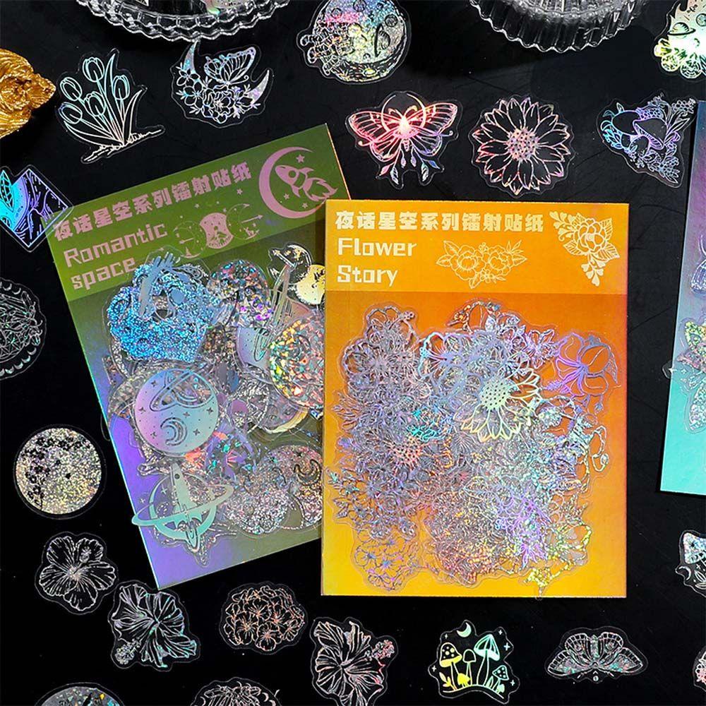 Sticker Dán Trang Trí Sổ Tay Chống Nước Hình Ngôi Sao Nhiều Màu Sắc Dễ Thương