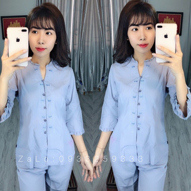 Đồ Lam Đi Chùa # Khoá Bèo