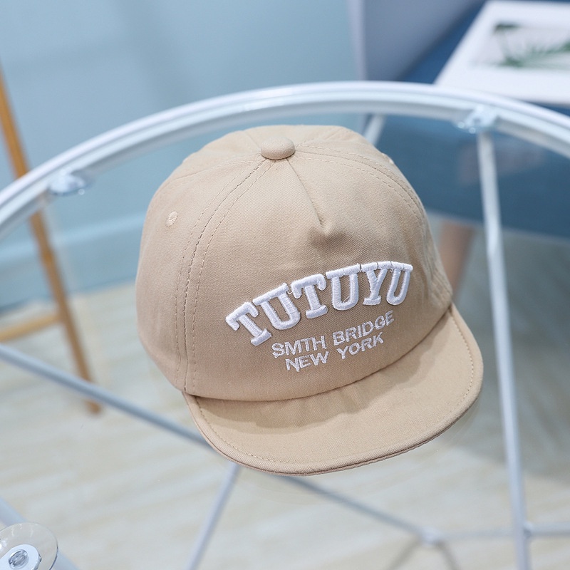 Mũ 8830 thêu chữ thời trang mùa xuân 2020 cho bé