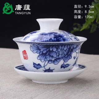 chén trà có nắp cổ trang có sẵn