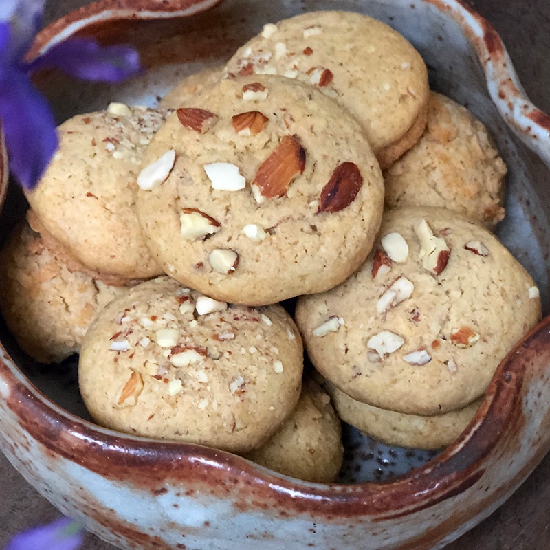 Bánh Quy Hạnh Nhân Nguyên Cám_200gr_ Bánh Ăn Kiêng 🍪 GIẢM CÂN 🍪