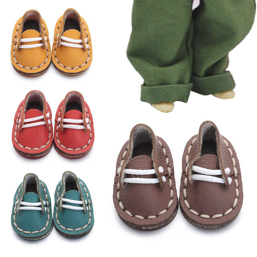 Giày Da Bò 4 Màu Cho Búp Bê 1 / 11 OB11