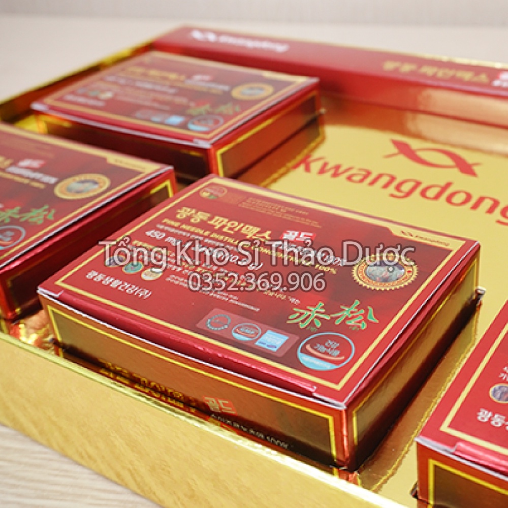 Tinh dầu thông đỏ Kwangdong Hàn Quốc (Hộp 120v) - Sản phẩm cao cấp