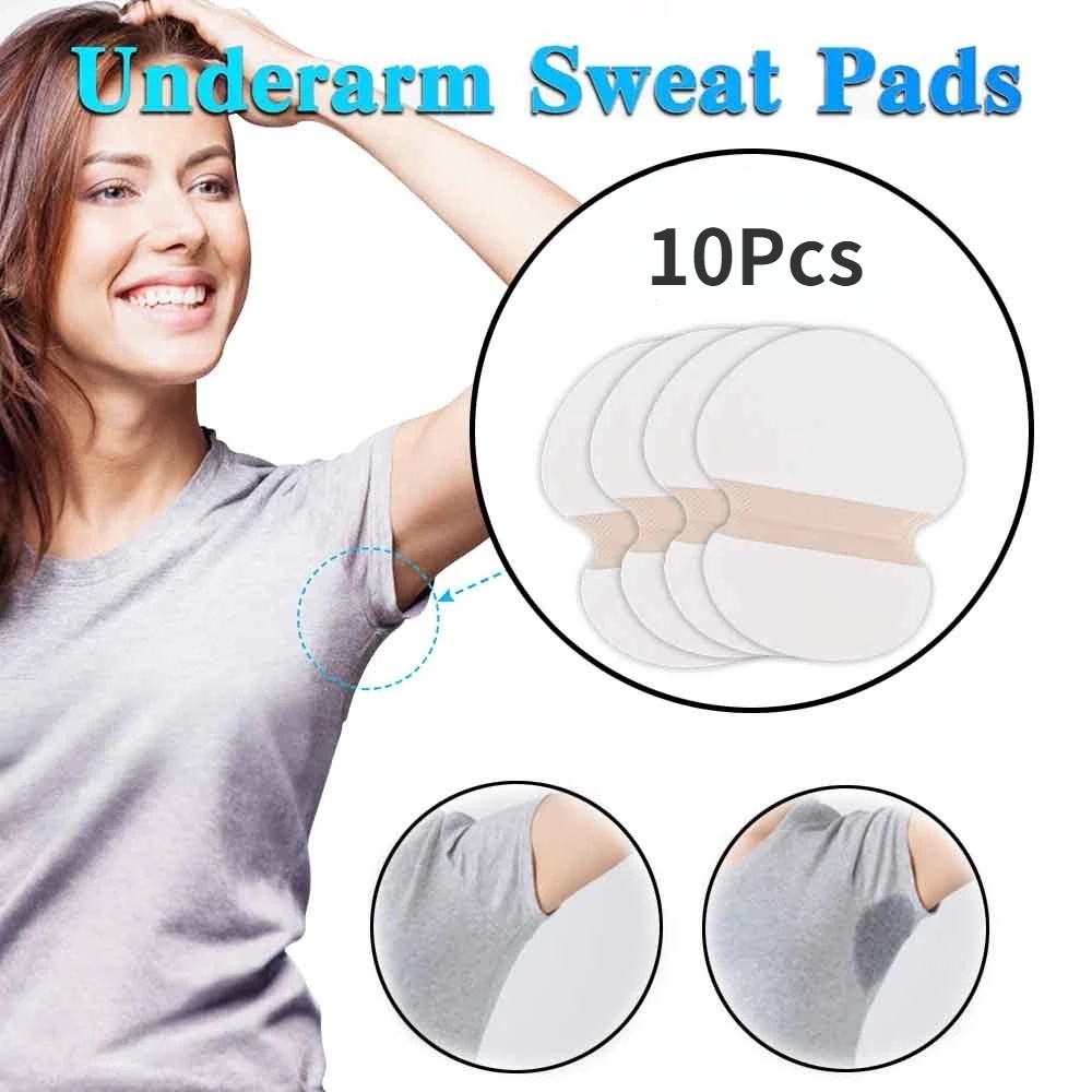 Set 10 Miếng Dán Thấm Hút Mồ Hôi Cho Vùng Da Dưới Cánh Tay Dùng Một Lần Tiện Lợi