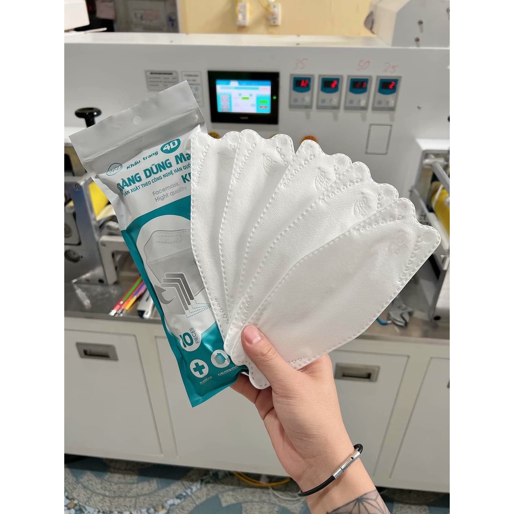 Khẩu Trang KF94 4 lớp - 3 màu - Khẩu Trang Y tế - Hàng chính hãng CT Hoàng Dũng