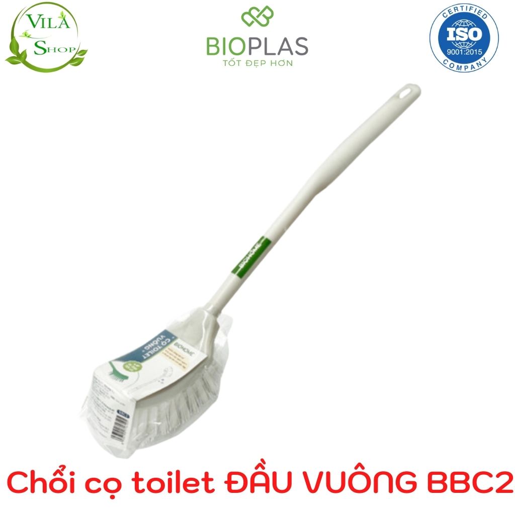 Chổi Cọ Toilet ĐẦU VUÔNG, Chổi Cọ Nhà Tắm Nhà Vệ Sinh, Chính Hãng Bioplas BBC2