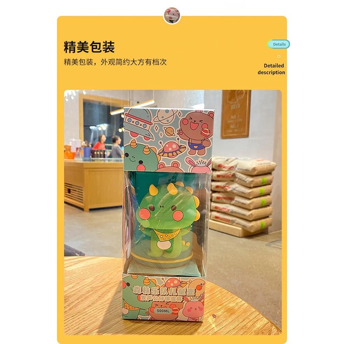BÌNH NƯỚC GIỮ NHIỆT NÓNG LẠNH SITCKER SIÊU XINH