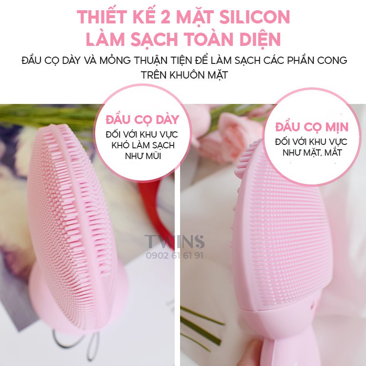 Máy Rửa Mặt Doll Blingbelle Sạc Không Dây Làm Sạch Da, Massage, Công Nghệ Sóng Âm, Nâng Cơ | BigBuy360 - bigbuy360.vn