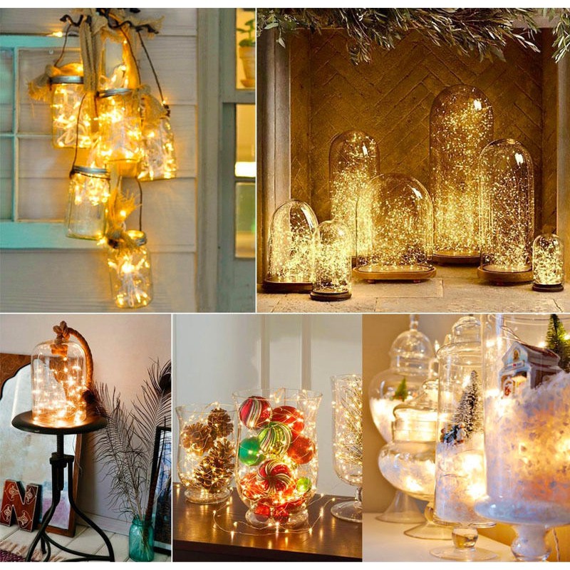 Dây Đèn Led Trang Trí 2m 20 Bóng