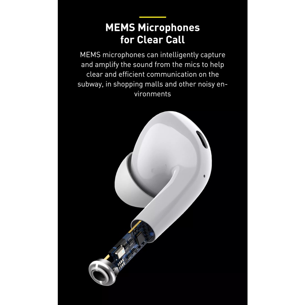Tai nghe không dây Baseus W3 - Tai nghe Bluetooth Baseus Encok W3 TWS