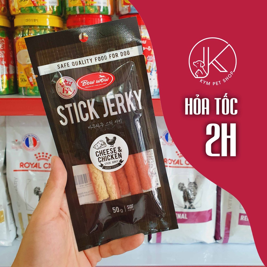STICK JERKY - Bánh thưởng que mềm cho chó cưng