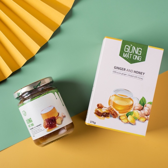 [Combo] 2 lọ Gừng Mật Ong lên men Trí Đức 275G