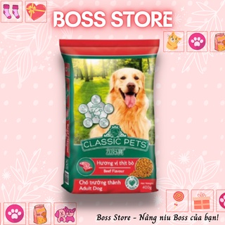 Thức ăn chó Classic Pets vị thịt bò - 400g