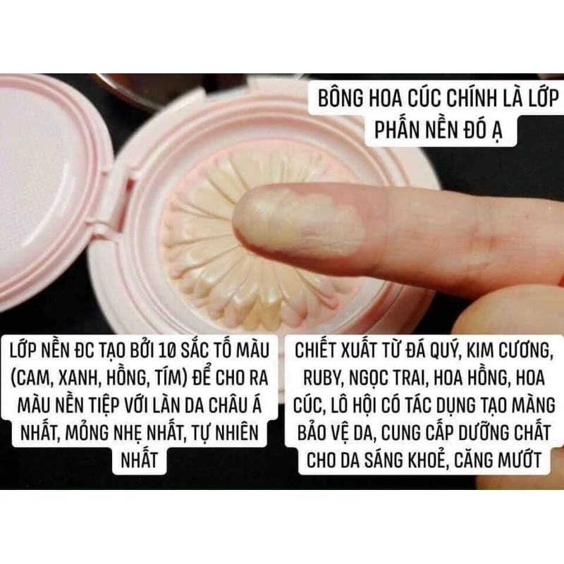 ❤️ PHẤN TƯƠI PERFECT SKIN ART FLOWER DOUBLE ESSENCE VOVER PACT(có lõi tặng kèm) | BigBuy360 - bigbuy360.vn