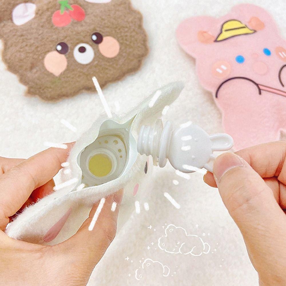 Set 2 Túi Nhung Đựng Nước Nóng In Họa Tiết Hoạt Hình Dễ Thương