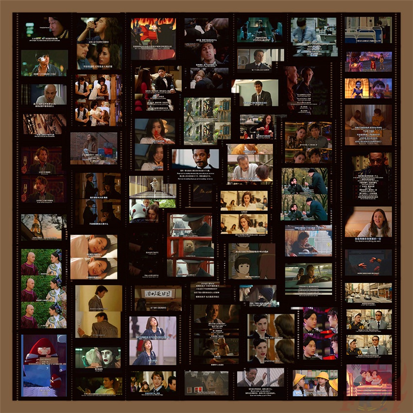 56 Chiếc / Bộ ☆ Hình Dán Phim Cổ Điển ☆ Miếng Dán Đề Can Chống Thấm Nước Thời Trang Tự Làm