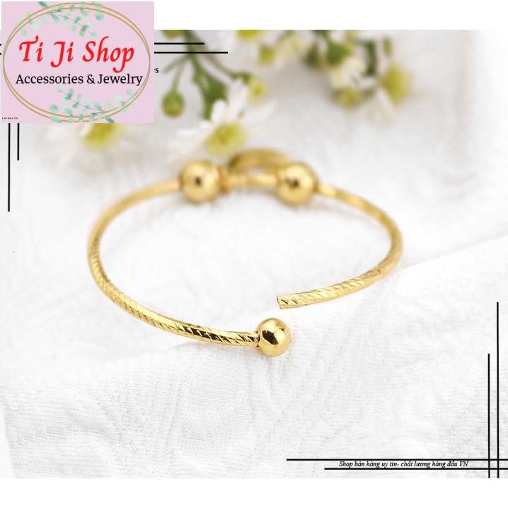 VÒNG TAY NỮ INOX TRĂNG SAO MẠ VÀNG - siêu đẹp,