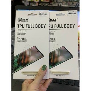 Samsung Note 20 Ultra_ Miếng dán Dẻo Vmax TPU Full Body Full màn hình siêu bảo vệ máy ( Chính Hãng )