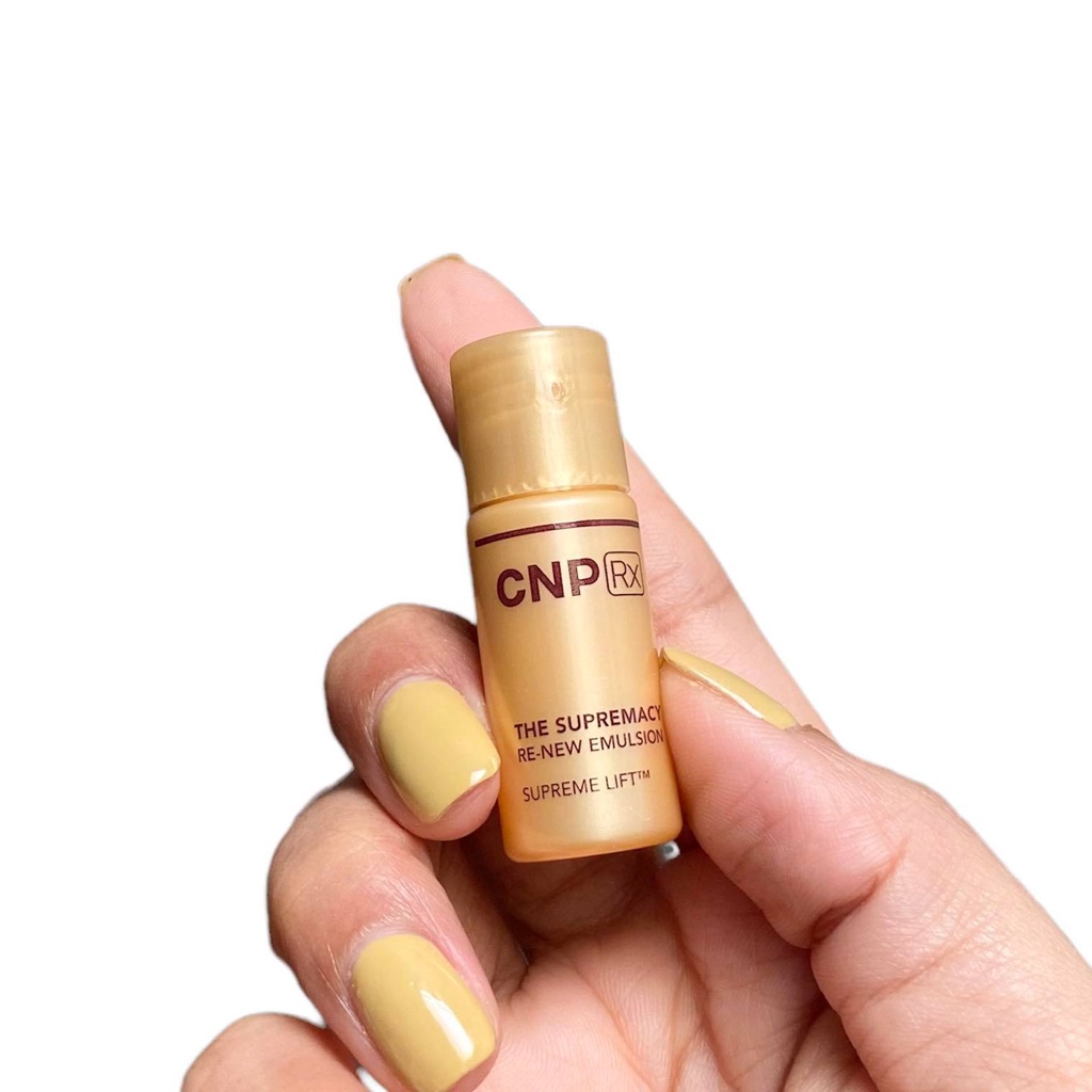 [Mini 5ml] Sữa dưỡng tái sinh trẻ hóa toàn diện làn da Cnp Rx The Supremacy Re-new Emulsion