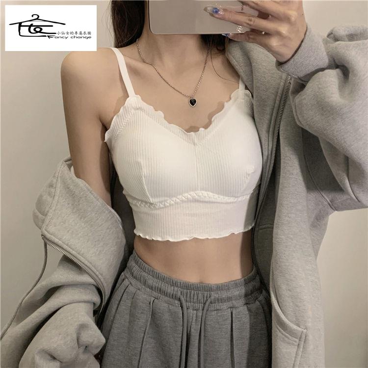 Đặc Biệt Offer Bán Chạy Áo Lót Hai Dây Có Đệm Ngực Chống Chói Mặc Ngoài Trời Mùa Hè